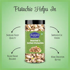 Aldeira Natural Californian Roasted & Salted Pista Pistachios Pack of 2