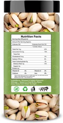 Aldeira Natural Californian Roasted & Salted Pista Pistachios Pack of 2