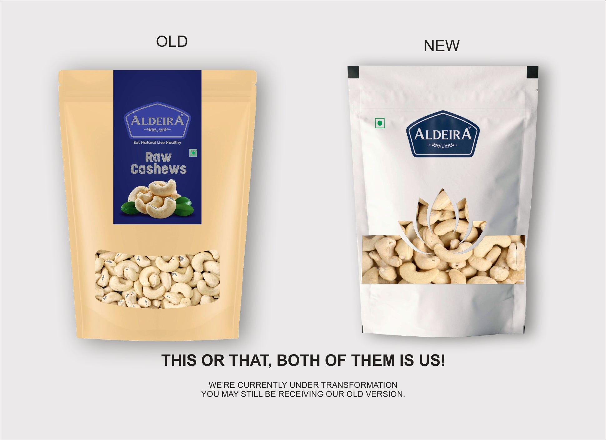 White Whole Cashew Nuts (Kaju) | Unsalted, Raw & Natural Dry Fruit Healthy Snack Pack of 2