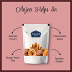 Aldeira Premium Afghani Dried Anjeer Natural Figs Rich in Fiber & Nutrition