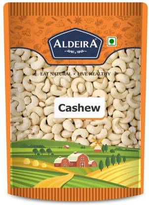 Aldeira Cashew 500gm Pack Dry Fruits Kaju / Cashews (1 x 500 g)
