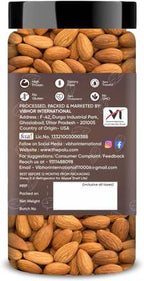 Aldeira Natural California Almonds Dry Fruits Almonds Pack of 2