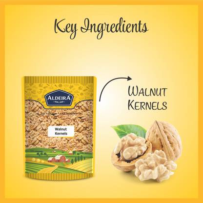 Aldeira Natural Walnut Kernels ( Akhrot Giri ) 500g Pack Walnuts  (1 x 500 g)