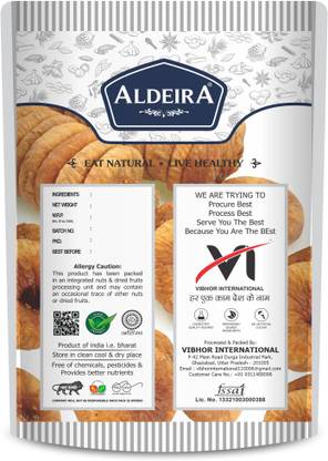 Aldeira Premium Dry Afghani Anjeer 500gm Pack Figs  (1 x 500 g)