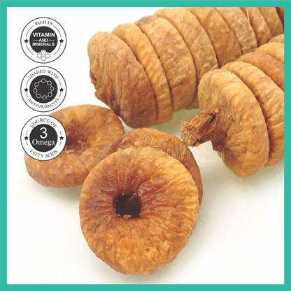 Aldeira Premium Dry Afghani Anjeer 500gm Pack Figs  (1 x 500 g)