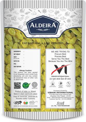 Aldeira Raisin 500gm Pack Dry Fruits Kishmish / Raisins (1 x 500 g)
