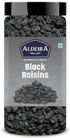 Aldeira Seedless Black Raisin Dry Fruits Kali Kishmish Raisins  Pack of 2