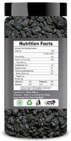 Aldeira Seedless Black Raisin Dry Fruits Kali Kishmish Raisins  Pack of 2