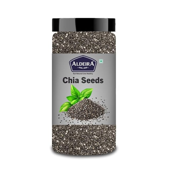 Aldeira Premium Raw Chia Seeds – Rich in Omega-3, Fibre & Protein | Superfood for Digestion & Energy