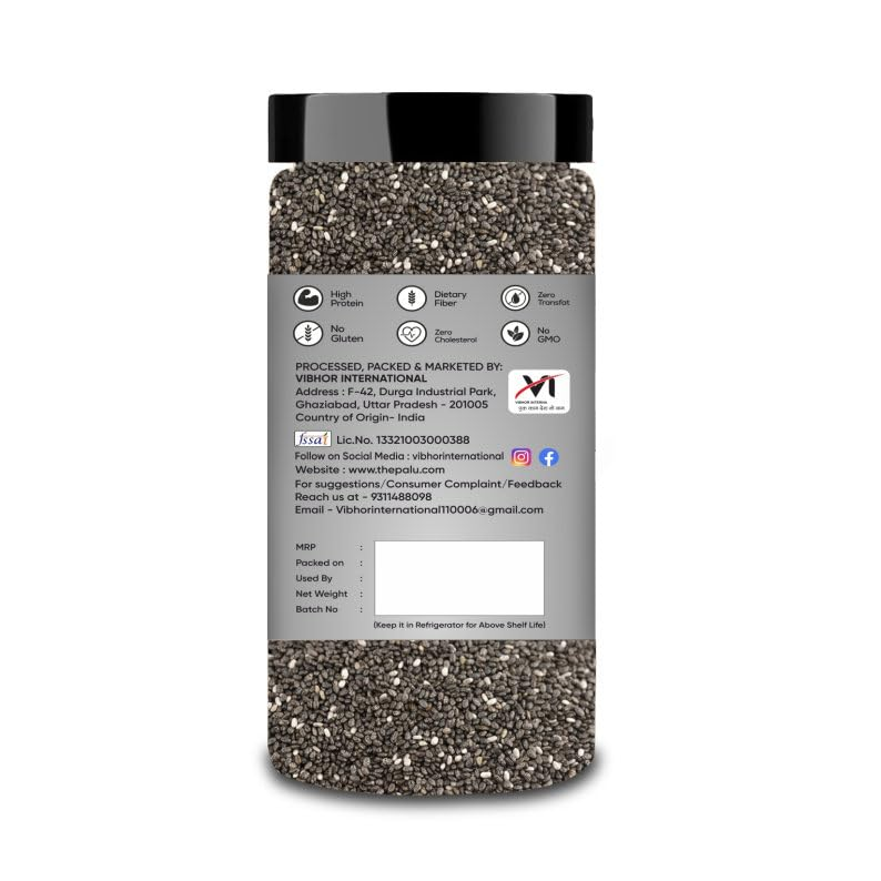 Aldeira Premium Raw Chia Seeds – Rich in Omega-3, Fibre & Protein | Superfood for Digestion & Energy