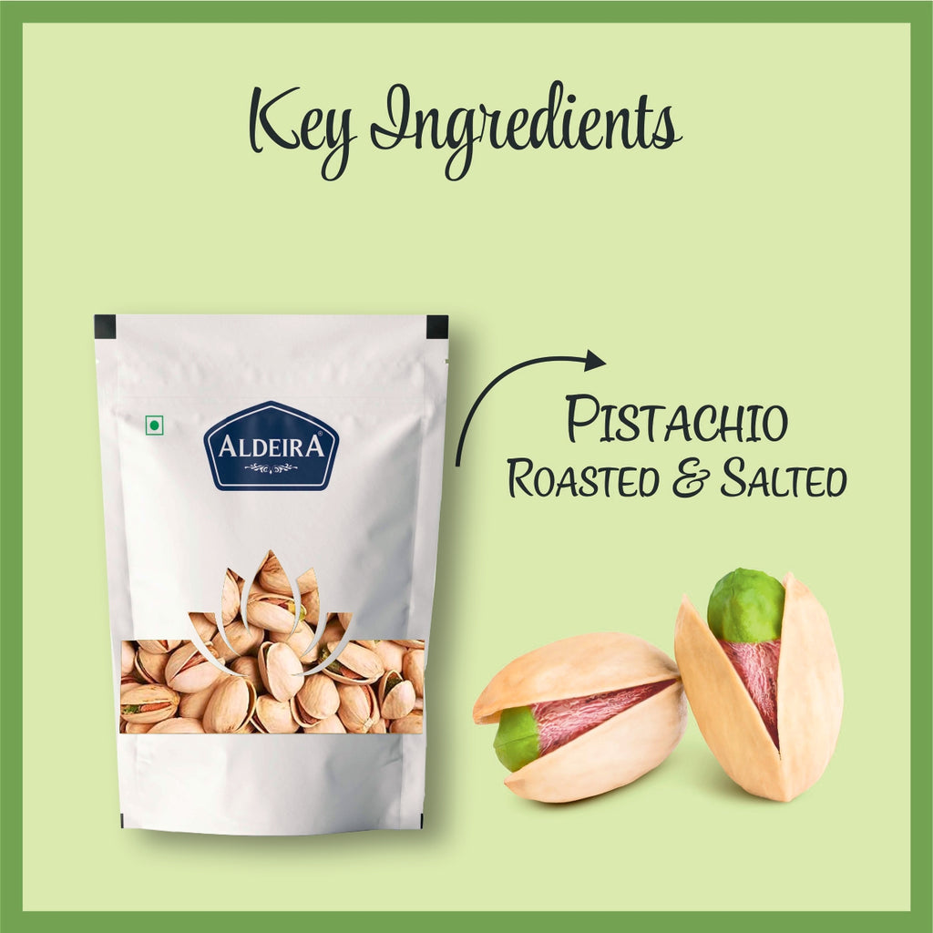 Roasted & Salted Pistachios (Pista) In-Shell | Crunchy, Heart-Healthy Dry Fruit Snack