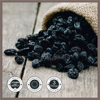 Black Raisins (Kali Kishmish) | Sweet, Chewy & Naturally Sun-Dried Healthy Snack Pack of 2