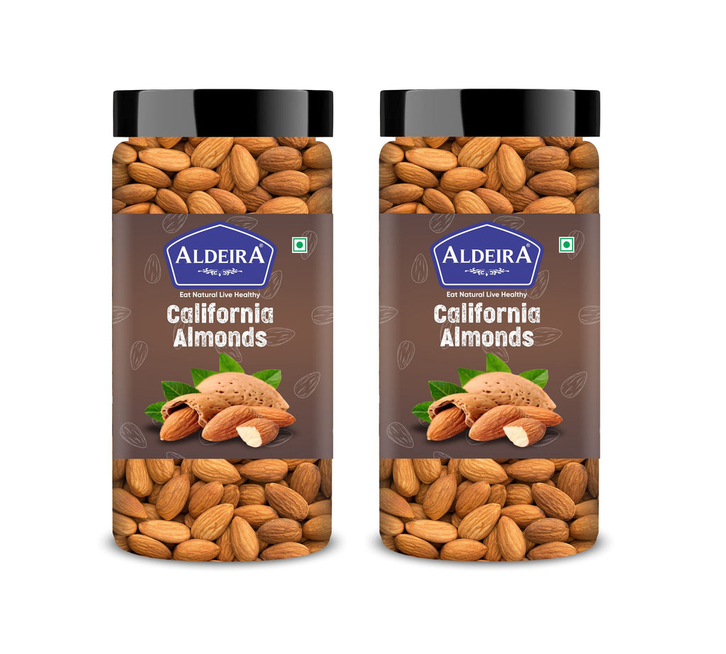 Almonds & Walnut Kernel Jar – Pack of 2 Ideal for Your Daily Meals