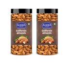 Almonds & Walnut Kernel Jar – Pack of 2 Ideal for Your Daily Meals