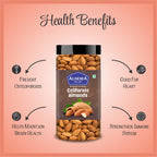 Almonds & Walnut Kernel Jar – Pack of 2 Ideal for Your Daily Meals