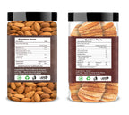 Almonds & Anjeer (Fig) Jar – Pack of 2 –Perfect for Snacking, Baking, or Cooking