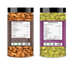 California Raw Almonds & Raisins Jar – Pack of 2 Perfect for Snacking, Baking, or Cooking