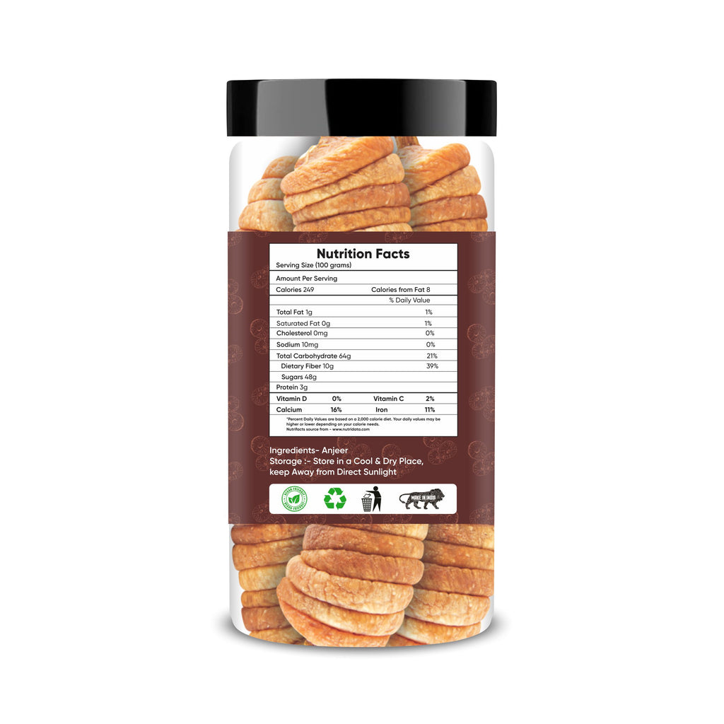 Anjeer (Fig) & Walnut Jar – Dry Fruits Combo Pack of 2 Perfect for Healthy Snacking
