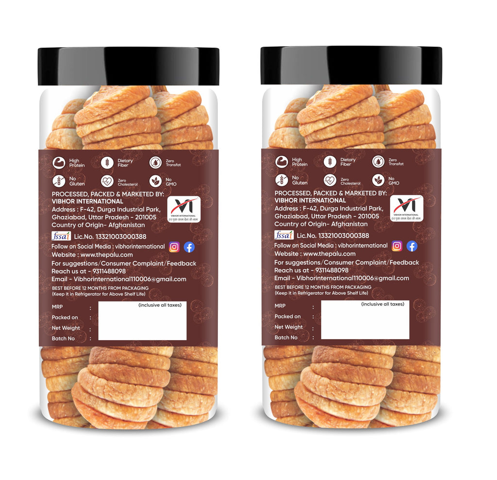 Anjeer (Fig) & Walnut Jar – Dry Fruits Combo Pack of 2 Perfect for Healthy Snacking