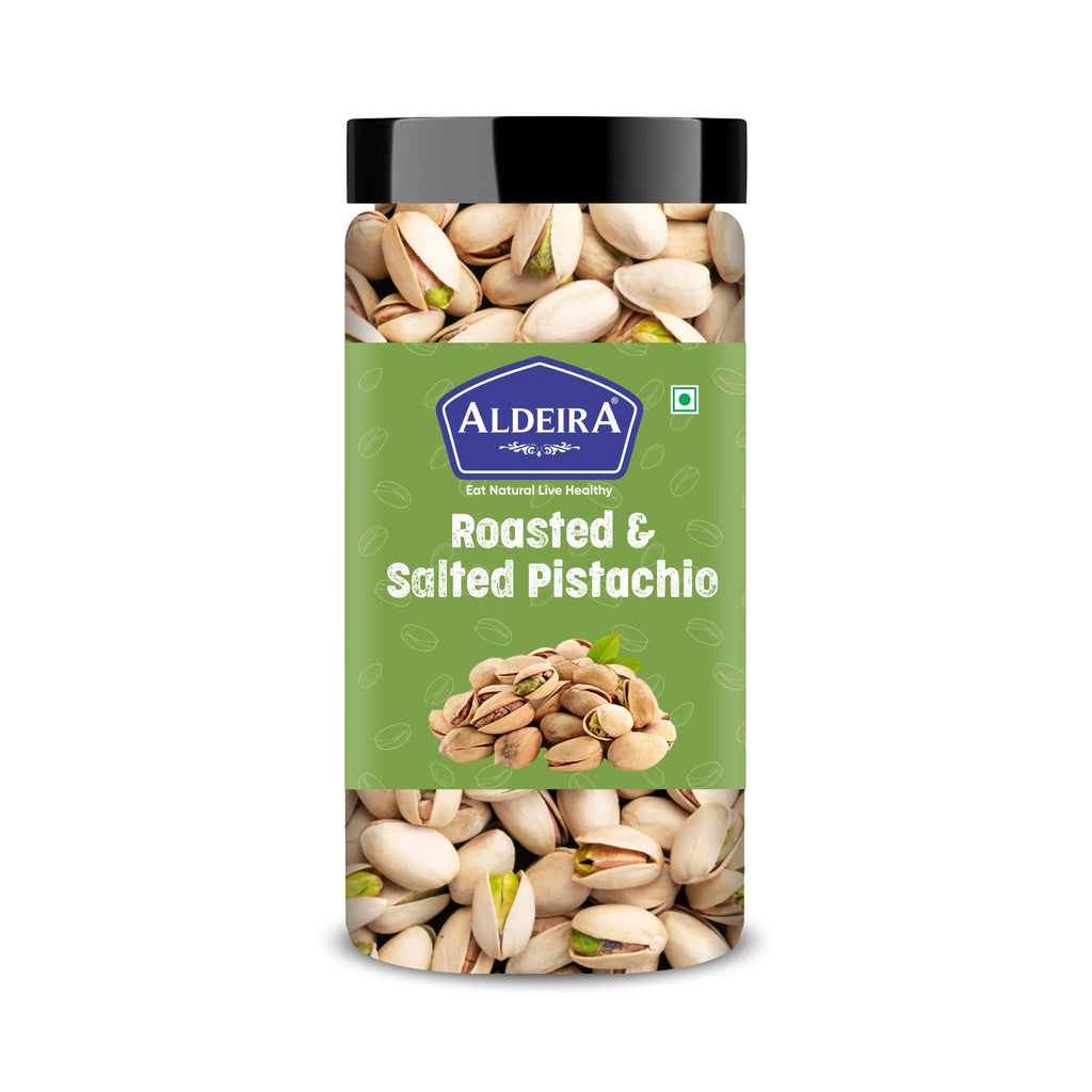 Roasted & Salted Pistachios + Walnut Kernels Jar – Pack of 2 Rich in Healthy Fats, Protein