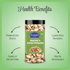 Roasted & Salted Pistachios + Walnut Kernels Jar – Pack of 2 Rich in Healthy Fats, Protein