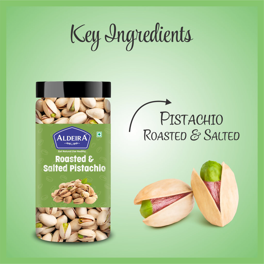 Roasted & Salted Pistachios + Walnut Kernels Jar – Pack of 2 Rich in Healthy Fats, Protein