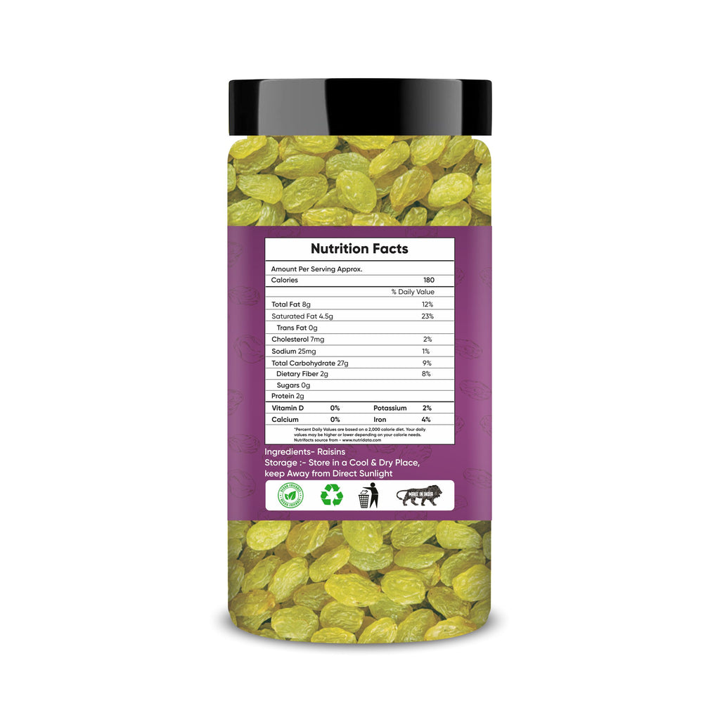 Raisins & Walnut Jar – Combo Pack of 2 Perfect for Healthy Snacking