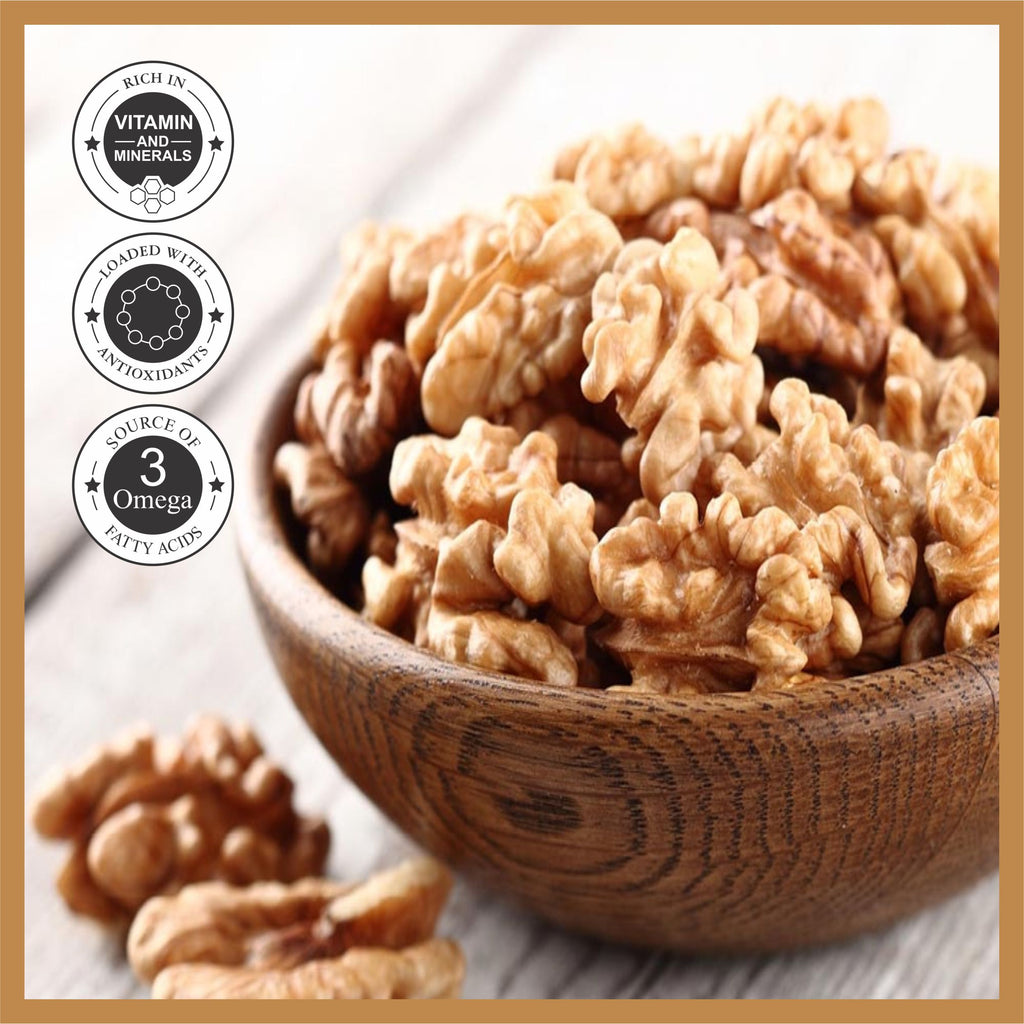 Almonds & Walnut Kernel Jar – Pack of 2 Ideal for Your Daily Meals