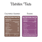 California Raw Almonds & Raisins Jar – Pack of 2 Perfect for Snacking, Baking, or Cooking