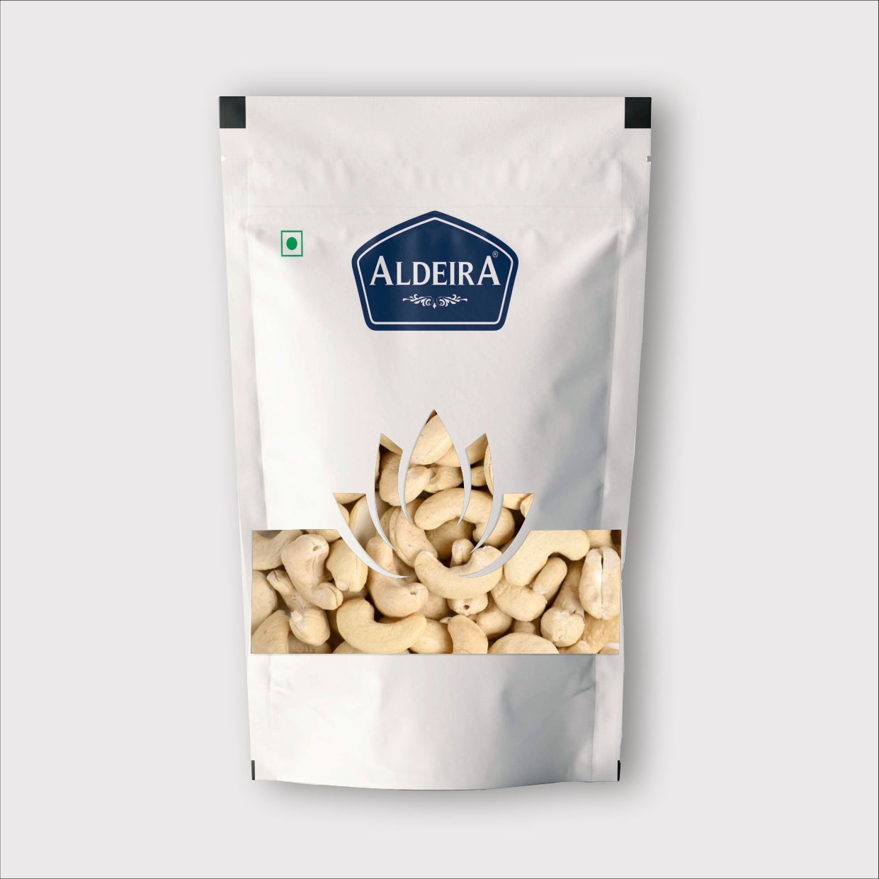 White Whole Cashew Nuts (Kaju) | Unsalted, Raw & Natural Dry Fruit Healthy Snack Pack of 2